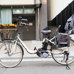 大阪府　子供乗せ　2人　パナソニック　電動アシスト自転車 チャイ...