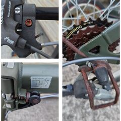 中古自転車 6段変速 20インチ ライト無し 軽整備済み 防犯登録対応 町田市 相模原市 MM732の画像