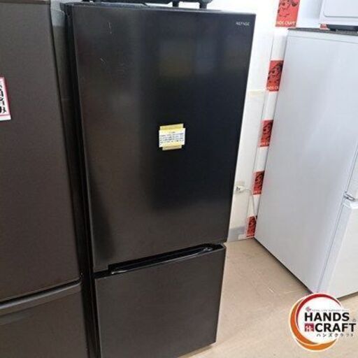 🤩値下げ中🤩✨ヤマダ 中古 YRZ-F15LK ノンフロン冷凍冷蔵庫 ブラック