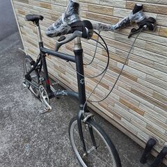 中古自転車 2×9段変速 460MM ダホン ミニベロ軽整備済み 防犯登録対応 町田市 相模原市 MM733の画像