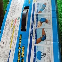 インラインスケートコンボ５点セット　サイズ調節ワンプッシュ式の画像