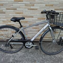 中古自転車 7段変速 440MM シティクロス軽整備済み 防犯登...
