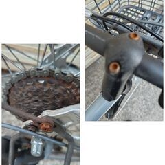 中古自転車 7段変速 440MM シティクロス軽整備済み 防犯登録対応 町田市 相模原市 MM734の画像