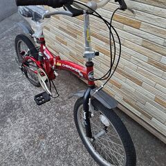 中古自転車 6段変速 20インチ ライト無し 軽整備済み 防犯登録対応 町田市 相模原市 MM736の画像