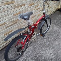 中古自転車 6段変速 20インチ ライト無し 軽整備済み 防犯登録対応 町田市 相模原市 MM736の画像