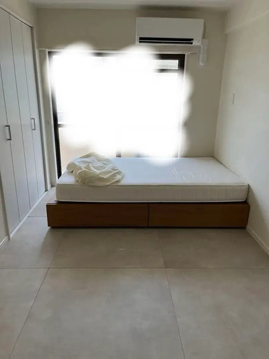 【廃盤 定価10万円相当】無印良品セミダブルベッド収納付⭐︎マットレス付き⭐︎ 廃盤 定価10万円相当】無印良品セミダブルベッド収納付⭐︎マットレス