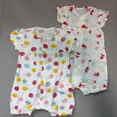 ベビー服 甚平 夏服 ロンパース 2点セット　サイズ60〜70