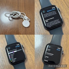 【セット】MacBook Air 11インチ Early 2015 + Apple Watch 4 セルラーモデル(44mmブラック)セット の画像