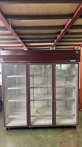 大和冷機リーチイン冷蔵ショーケース 2012年  1499L  3相200V