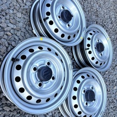 新車外し❗️スズキ純正12インチスチールホイール