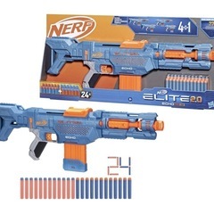ハズブロ(HASBRO) ナーフ エリート2.0 エコー CS-10 手動ブラスター 連射 対象年齢8才以上 公式ダーツダーツ10本格納可能なクリップ付属 取り外し可能なストック&バレル付 アウトドアおもちゃ 子供の日のおもちゃの画像