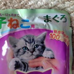 キャットフードパウチ16袋の画像