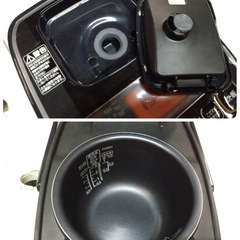 ● IRIS OYAMA アイリスオーヤマ 圧力 IH 炊飯ジャー 炊飯器 RC-PA30D 3合炊き 2021年製 中古 美品 ④の画像