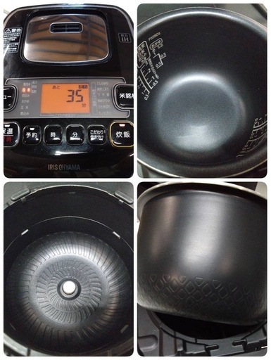 ● IRIS OYAMA アイリスオーヤマ 圧力 IH 炊飯ジャー 炊飯器 RC-PA30D 3合炊き 2021年製 中古 美品 ④