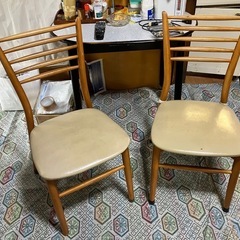 ［終了］ダイニング椅子　2脚