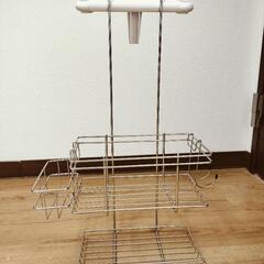 無料　ステンレスシャワーラック　ニトリの画像