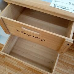 【リユースのサカイ八街店】★ジモティ割あり★ 木製チェスト　ナチュラル　クリーニング済　YJ6248の画像