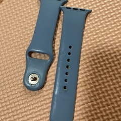 アップルウォッチ　バンド　青