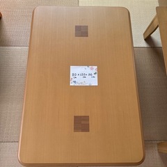 テーブル こたつケーブル無の画像