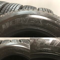TOYO DELVEX M935 215/70R17.5 118/116N 17.5インチ ライトトラック用 スタッドレス 6本 23年製 ダイナ キャンター等　(KTT508)クレジットカード QRコード決済可能の画像