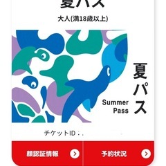 2025 万博　夏パス　大人1