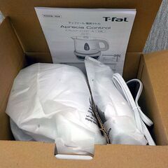 未使用 T-fal 電気ケトル アプレシア コントロール ホワイト 0.8L 湯沸かし 電気ポット 西岡店の画像