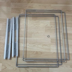 無印　スチールユニットシェルフ　56cm帆布バスケット