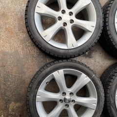 SUBARU スバル 純正ホイール 17インチ 7J ＋55 5H 5穴 PCD100 4本セット 215/45R17 BP5 BL5 スタッドレス 検索(トヨタ ウイッシュ プリウスの画像