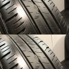 【DUNLOP ENASAVE EC300+ 165/60R15】夏タイヤ【スチールホイール 15インチ 4.5J4HPCD100】ハブ径54mm ハスラー等　(KTD394)クレジットカード QRコード決済可能の画像