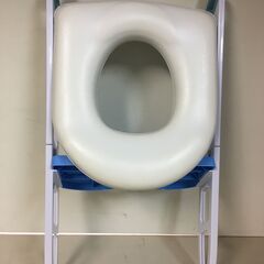 A3982　MOMMY'S HELPER　ふかふかトイレトレーナー トイレトレーニング 補助便座 ステップ付 折りたたみ式の画像
