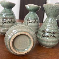 おちょこ＆とっくり　御猪口　徳利　お酒　熱燗　馬　おちょこ　とっくりの画像