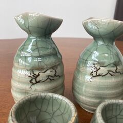おちょこ＆とっくり　御猪口　徳利　お酒　熱燗　馬　おちょこ　とっくりの画像