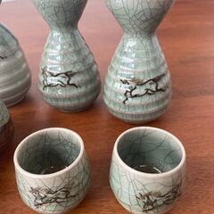 おちょこ＆とっくり　御猪口　徳利　お酒　熱燗　馬　おちょこ　とっくりの画像