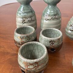 おちょこ＆とっくり　御猪口　徳利　お酒　熱燗　馬　おちょこ　とっくりの画像