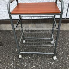 JM19926K)山善キッチンワゴン<幅：約52cm 奥行：約3...