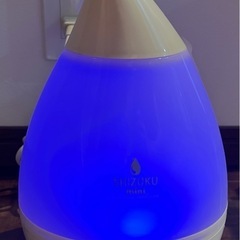 アピックス 超音波式アロマ加湿器 SHIZUKU mini ホワイトの画像