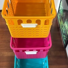 3段収納ボックスの画像