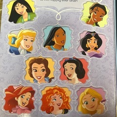 ディズニープリンセス フィギュアブック 英語絵本 の画像
