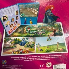 ディズニープリンセス フィギュアブック 英語絵本 の画像
