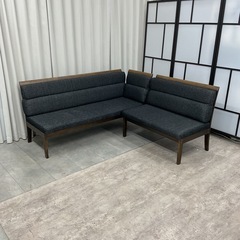 KE-42【新入荷　アウトレット品】松田家具　ドルチェ/トレイル　リビングダイニング3点セット　グレーの画像