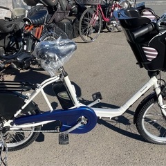 試乗🉑新車仕上げ⭐️中古子供乗せ電動自転車 パナソニックギュット前乗せ