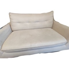 【取引終了】ニトリ　2人掛けコンパクトカジュアルソファの画像