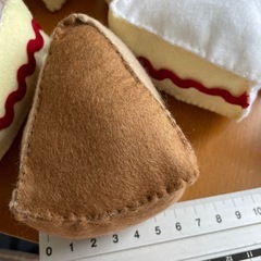ハンドメイドケーキおもちゃの画像