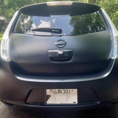電気自動車リーフ　マットブラック　18インチホイール　車検ありの画像