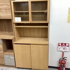 【取りに来られる方限定】　 レンジボード　無印良品　2枚扉　キズ...