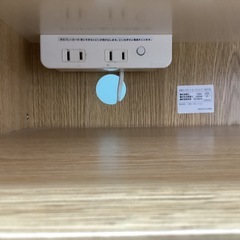 【取りに来られる方限定】　 レンジボード　無印良品　2枚扉　キズ有　扉変色有の画像