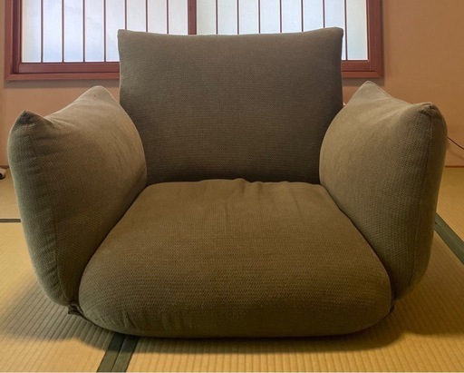 美品！無印良品リクライニングフロアソファ　