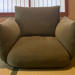 美品！無印良品リクライニングフロアソファ　