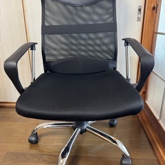 ニトリチェアメッシュオフィスチェア ブラック