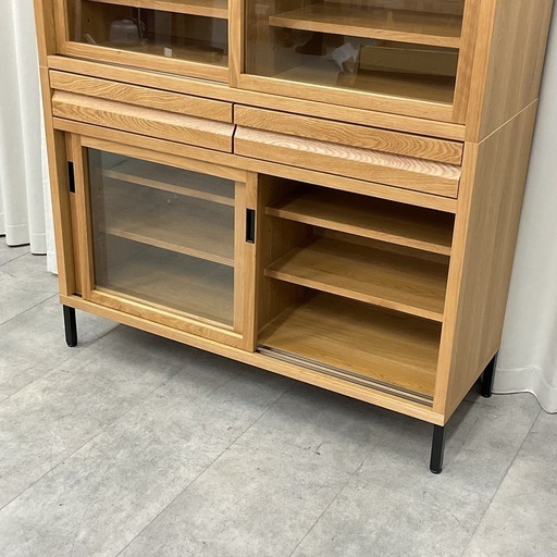 KE-45【新入荷　アウトレット品】河口家具製作所　RE/モダンスタイル　キャビネット　ナチュラル KE-45【新入荷 アウトレット品】河口家具製作所 RE/モダンスタイル